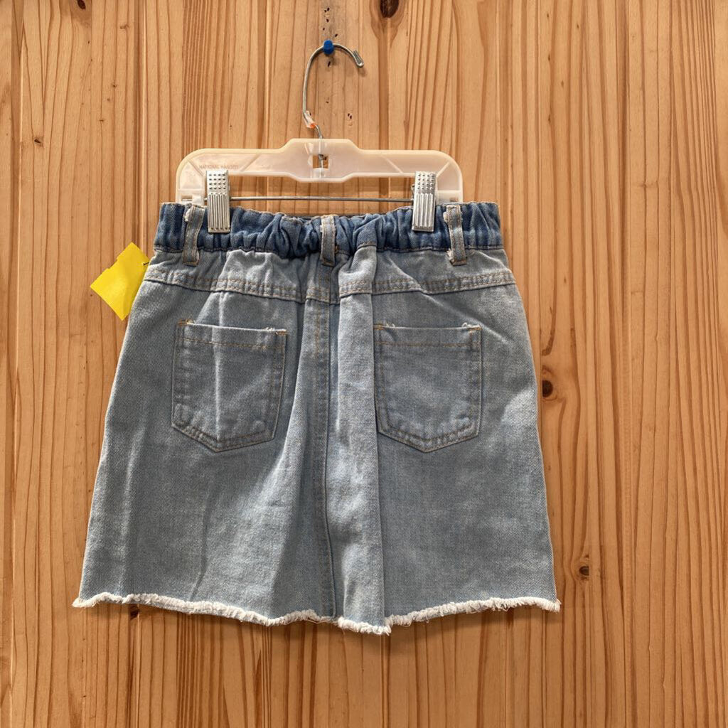 GIRLS MINNIE MOUSE DENIM SKORT 6 NWT