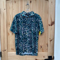 MENS BAD BIRDIE DK GREEN FLORAL POLO SHIRT S