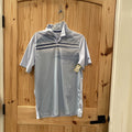 MENS OAKLEY LT BLUE POLO SHIRT S