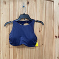 WOMENS ATHLETA NAVY BLUE SWIM TOP/SPORTS BRA 32D