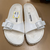 WOMENS BIRKENSTOCK WHITE SANDALS