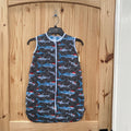 KICKEE PANTS SLEEP SAC W/SHARKS 0/6M