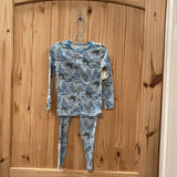 BOYS FREE BIRDEES 2PC SET LT BLUE W/TURTLES 4T