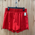 WOMENS ZYIA RED SHORTS XXL