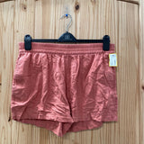 WOMENS OLD NAVY SHORTS DK PEACH L