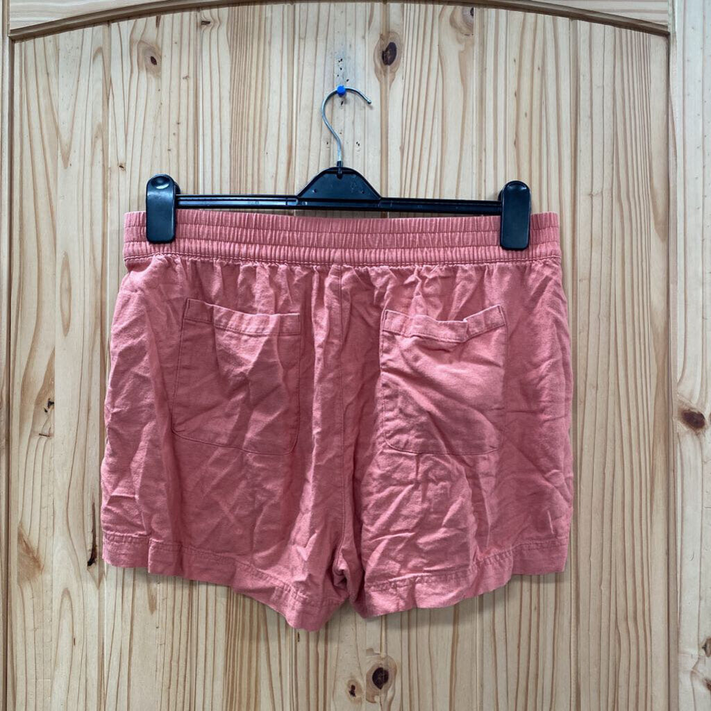 WOMENS OLD NAVY SHORTS DK PEACH L