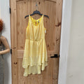 WOMENS A NEW DAY YELLOW SL DRESS L
