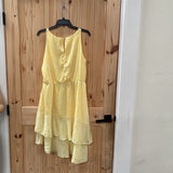 WOMENS A NEW DAY YELLOW SL DRESS L