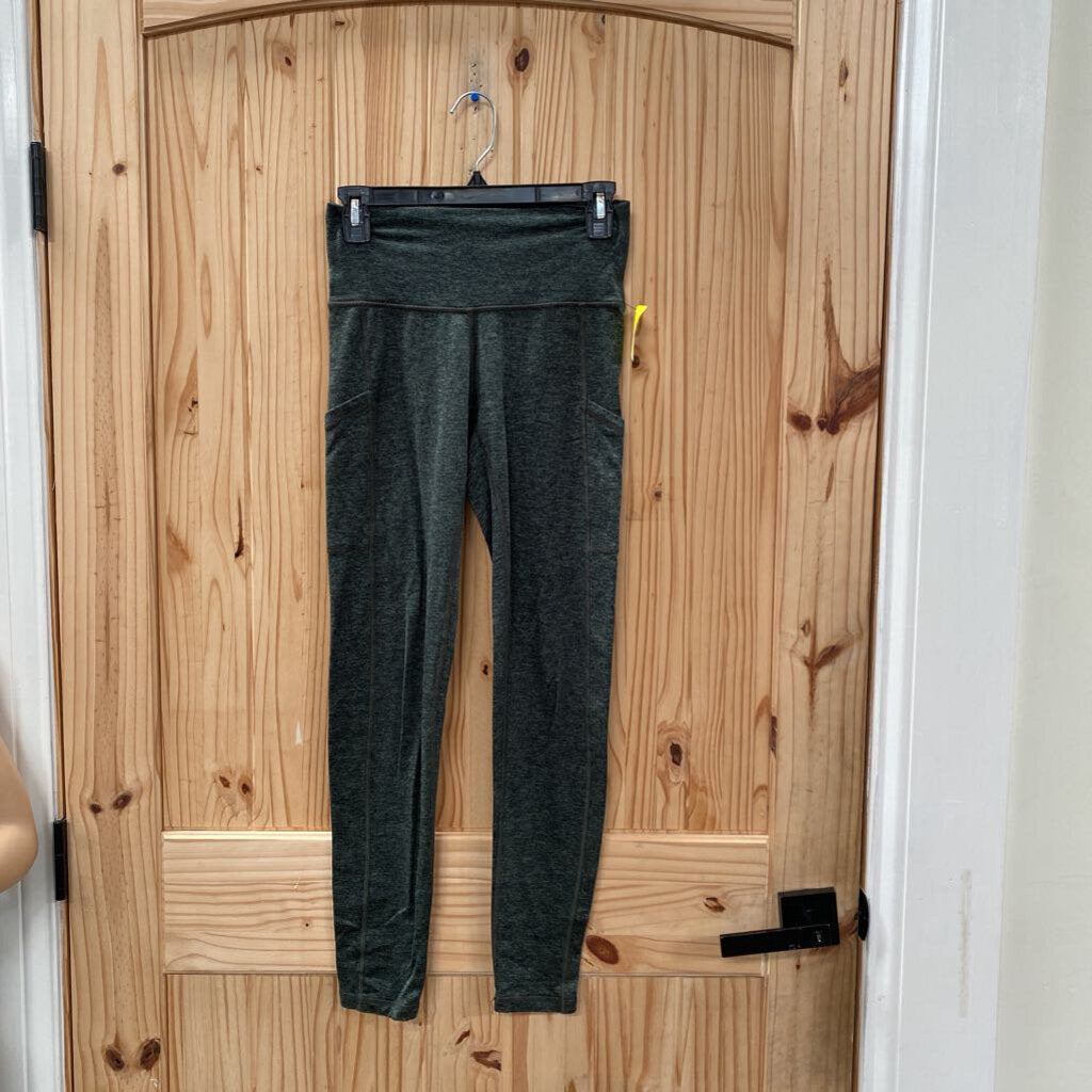 WOMENS AERIE DK GREEN LEGGINGS S
