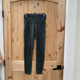 WOMENS AERIE DK GREEN LEGGINGS S