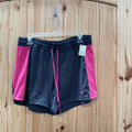 WOMENS NIKE SHORTS BLK/MAGENTA L