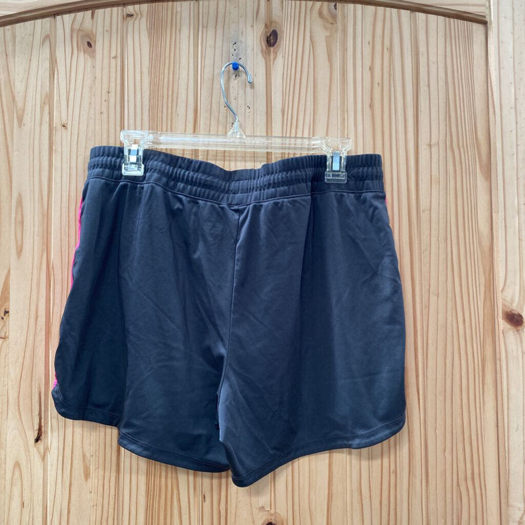 WOMENS NIKE SHORTS BLK/MAGENTA L