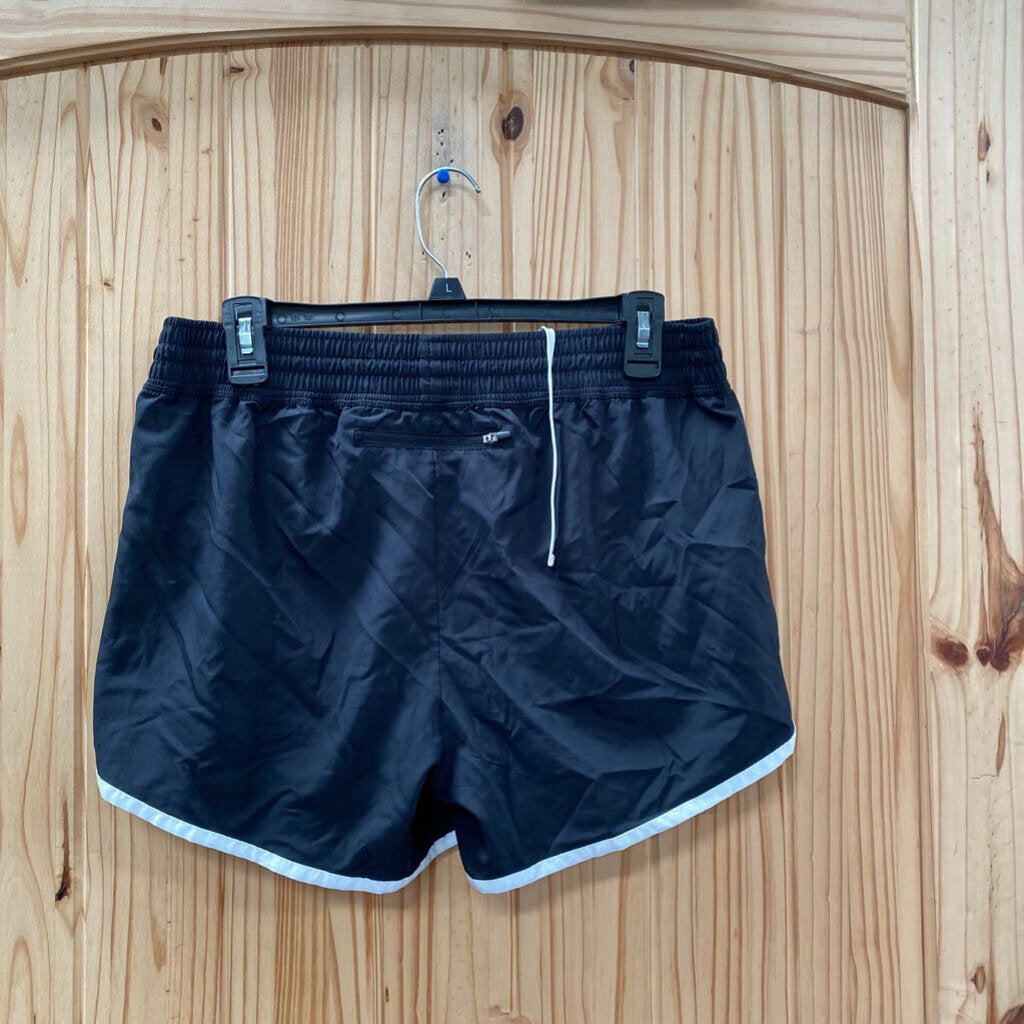 WOMENS CHAMPION SHORTS BLK/WHITE L
