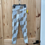 WOMENS AERIE TAUPE/WHITE LEGGINGS S