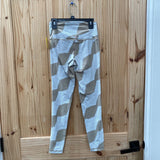 WOMENS AERIE TAUPE/WHITE LEGGINGS S