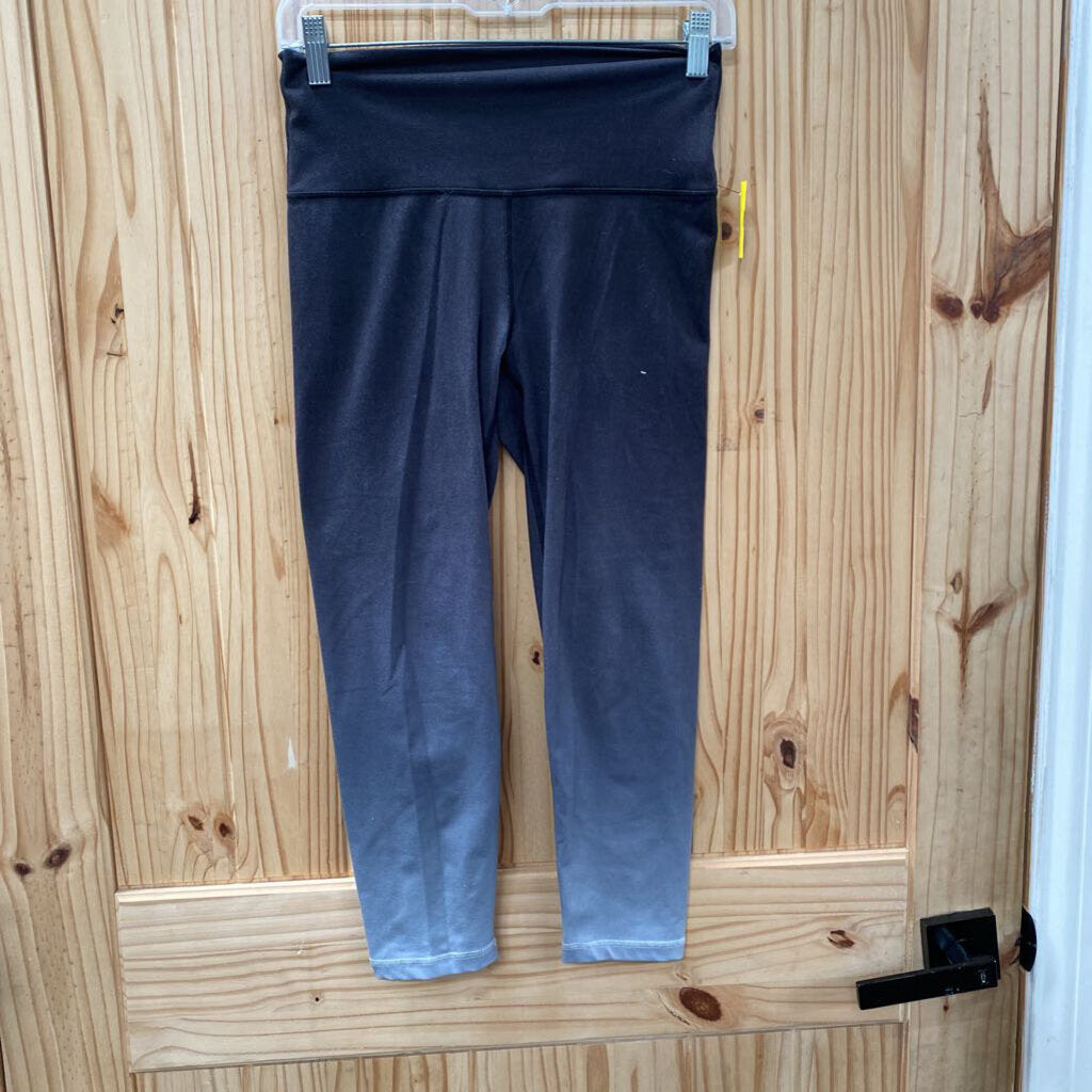WOMENS AERIE BLK/GREY OMBRE LEGGINGS S