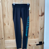 WOMENS UNDER ARMOUR LEGGIGS BLK/TURQUOISE S