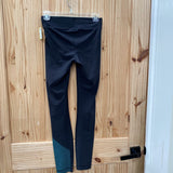 WOMENS UNDER ARMOUR LEGGIGS BLK/TURQUOISE S