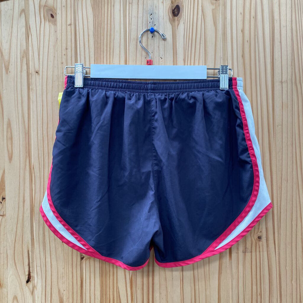 WOMENS NIKE SHORTS DK GREY/WHITE/MAGENTA S