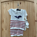 GIRLS TAHARI 2PC SET RED/WHITE/BLUE 3T
