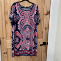WOMENS PERSEPTION WOMENS DRESS RED/WHITE/BLUE 2X