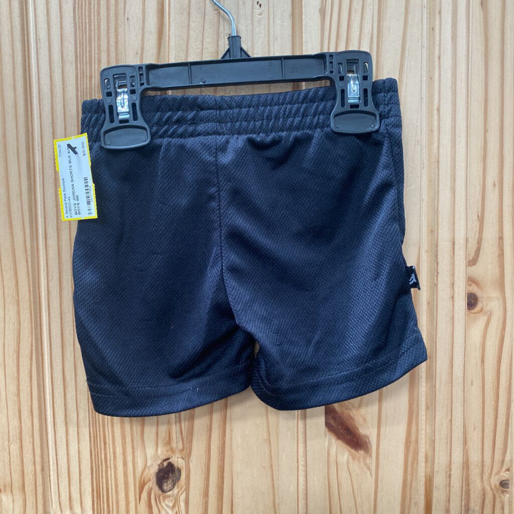 BOYS JORDAN SHORTS BLK 6/9M
