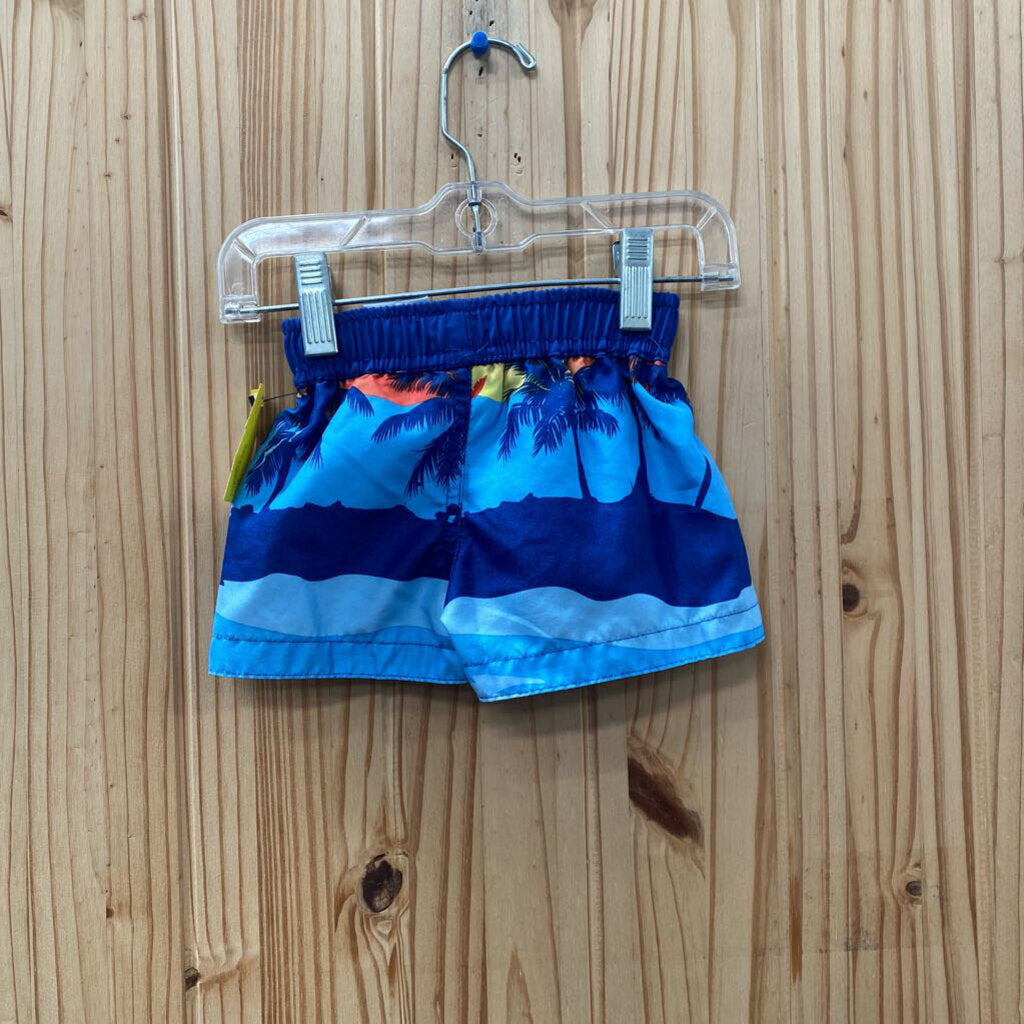 BOYS DISNEY BABY SWIM TRUNKS W/MICKEY MOUSE 0/3M