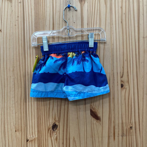 BOYS DISNEY BABY SWIM TRUNKS W/MICKEY MOUSE 0/3M