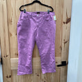 WOMENS LEE LT FUSHIA CAPRIS 14