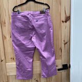 WOMENS LEE LT FUSHIA CAPRIS 14