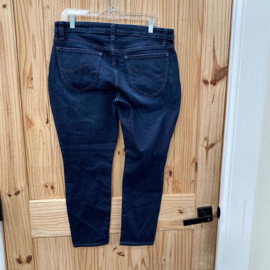 WOMENS LEE RIDERS DK DENIM JEANS 14P