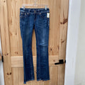 WOMENS MISS ME DK DENIM JEANS 28