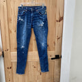MENS AMERICAN EAGLE DK DENIM DIST. JEANS 30X34