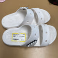 WOMENS CROC WHITE SANDALS 5