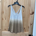 LULULEMON TAN OMBRE TANK S/M