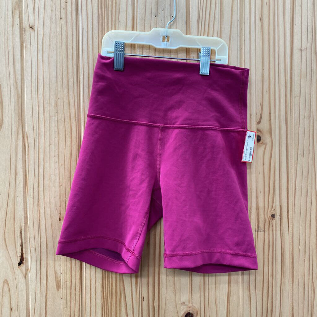 LULULEMON MAGENTA BIKER SHORTS 4