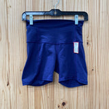 LULULEMON NAVY BIKER SHORTS 4