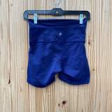 LULULEMON NAVY BIKER SHORTS 4