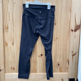 LULULEMON BLK LOGO ALL OVER LEGGINGS 8