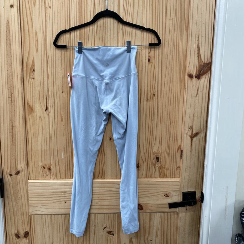 LULULEMON LIGHT BLUE DOUBLE ALIGNS (SOME WASH WEAR) 4