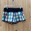 LULULEMON PLAID SHORTS 6