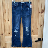 WOMENS KANCAN DENIM DIST. JEANS 5