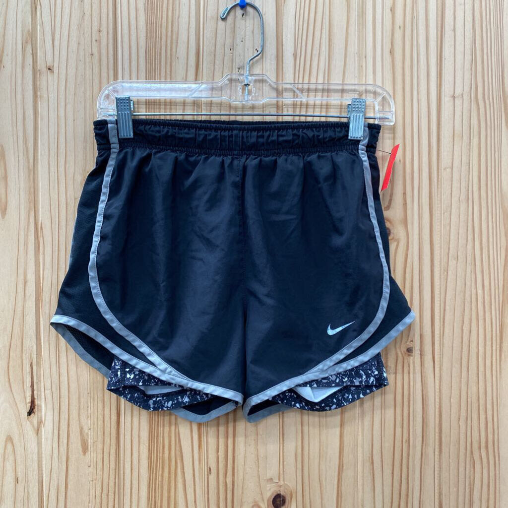 WOMENS NIKE SHORTS BLK/GREY XS