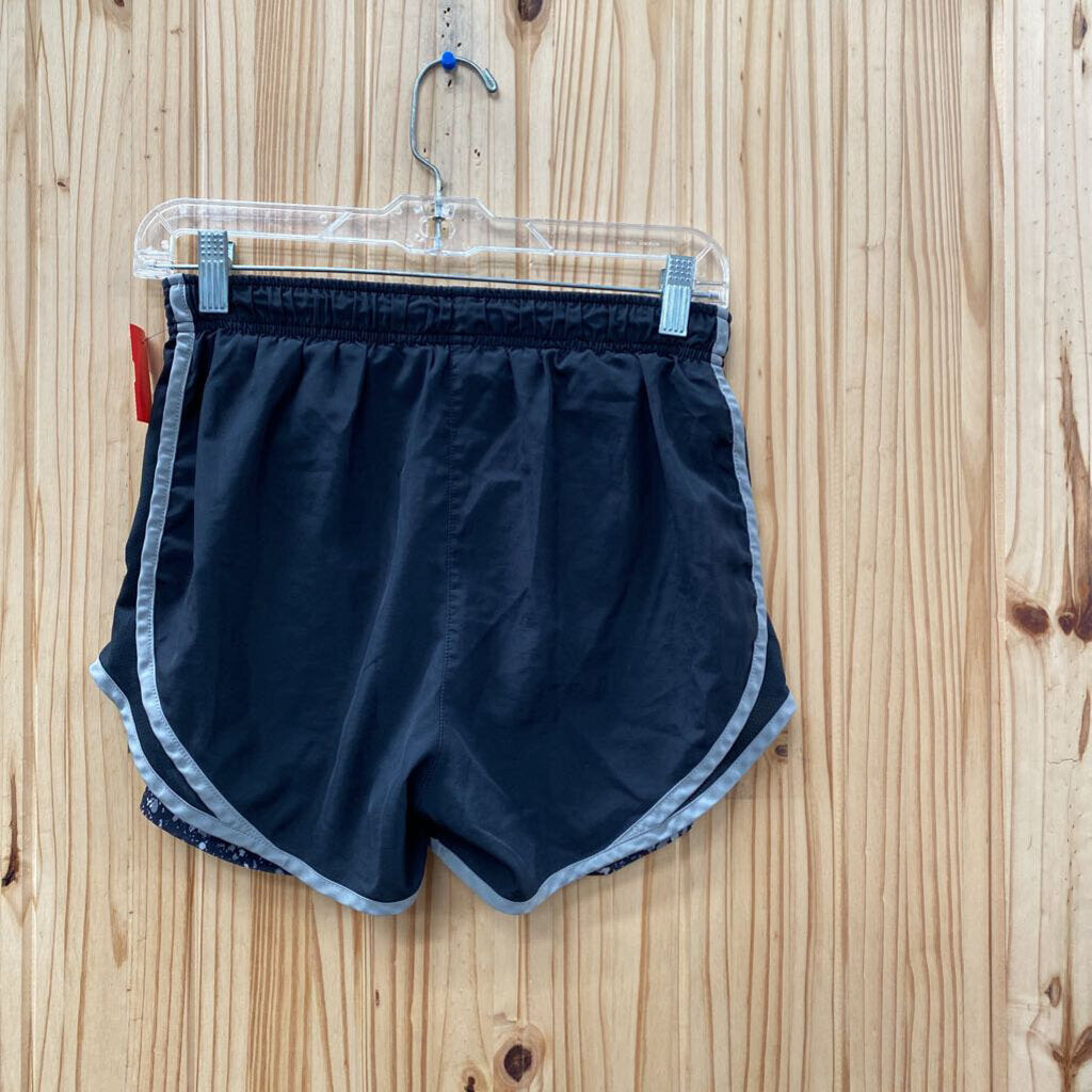 WOMENS NIKE SHORTS BLK/GREY XS
