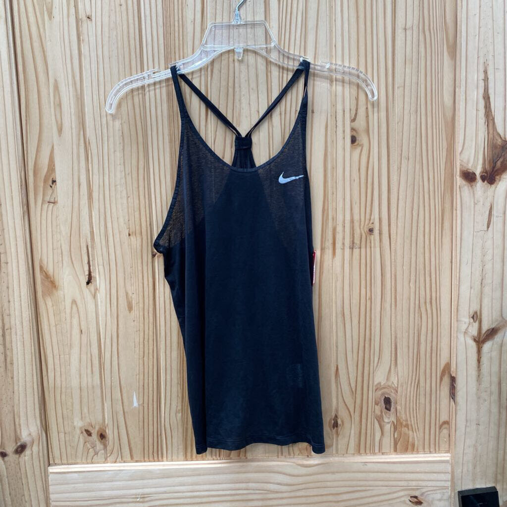 WOMENS NIKE BLK TANK S