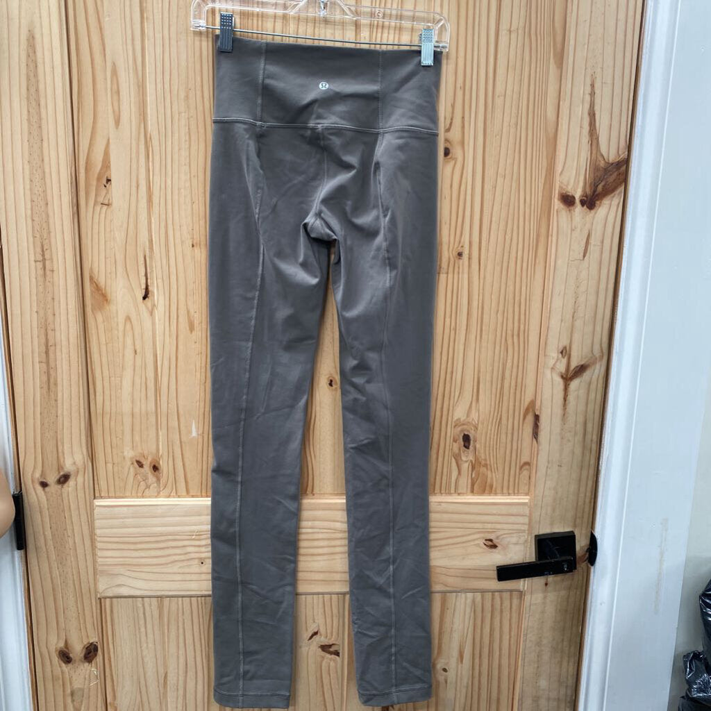 LULULEMON LEGGINGS OLIVE/GRAY LEGGINGS 4 NEW