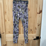 LULULULEMON LEGGINGS PURPLE/GREEN DIAMOND DYE 6