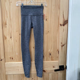 LULULEMON HEATHER BLK GRAY LEGGINGS 2