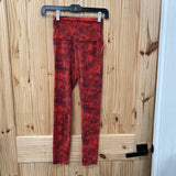 LULULEMON RED PATTERN LEGGINGS 2