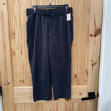 LULULEMON BLK PRINT PANTS 8 LIKE NEW